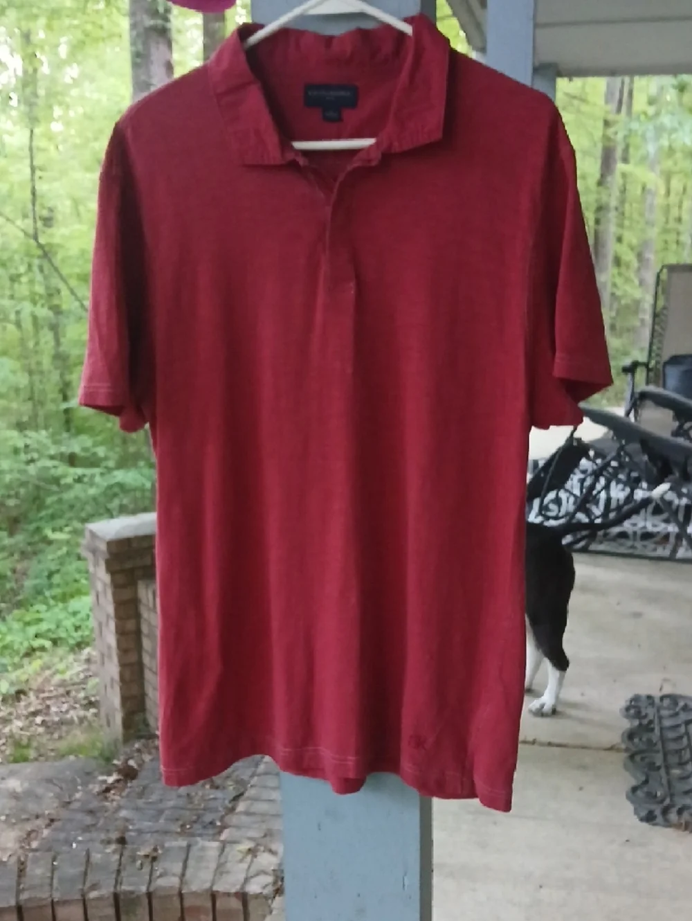 Banana Republic Men's Red‎ Polo,casual .sz.L.